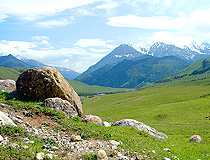 In the mountainous part of Ingushetia