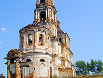 Abandoned church in Kurgan Oblast