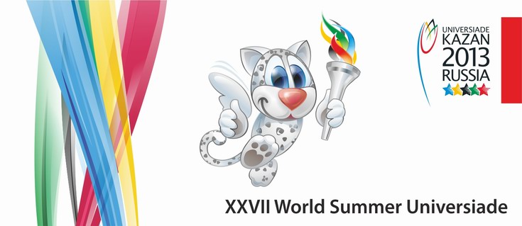 Universiade 2013 in Kazan, Russia logo and mascot Universiade 2013 in Kazan, Russia logo and mascot