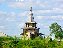 Wooden church near Arkhangelsk