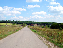 Rural road in the Belgorod region