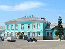 Old railway station in Biysk (demolished in 2009)