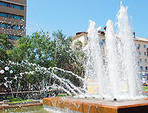 Fountain in Bratsk