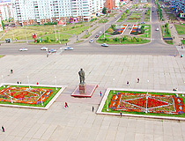 Lenin Square in Bratsk