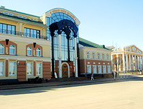 Chuvash National Museum and the Drama Theater in Cheboksary