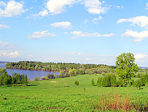 Classic Russian landscape in Ivanovo Oblast