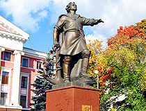 Monument to Peter the Great in Kaliningrad