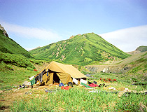 Camping in Kamchatka
