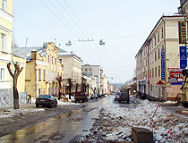 One of the streets in Kirov