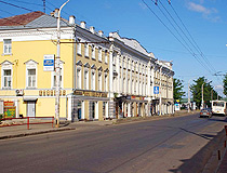 On the street in Kostroma