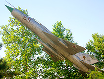 Jet fighter monument in the Krasnodar region