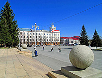 The central square of Kurgan