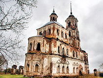 Kurgan oblast abandoned church