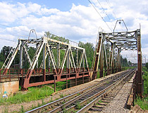 Railway bridge in Leningrad Oblast