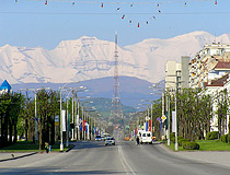 Nalchik - a city surrounded by mountains