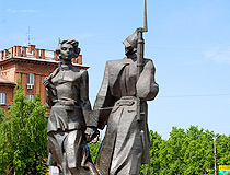 Monument to the first members of Komsomol in Nizhny Tagil