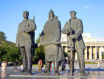 Monument to Revolutionaries in Novosibirsk