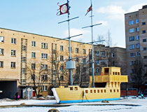 Obninsk city, Russia view