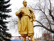 Bogdan Khmelnitsky Monument in Omsk