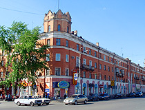 On the street in Omsk
