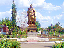 Bohdan Khmelnitsky monument in Orsk