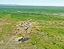 Small settlement in the Sakha (Yakutia) Republic