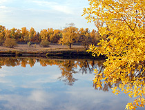 Golden autumn in Saratov Oblast
