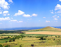 Forest-steppe landscape of the Saratov region