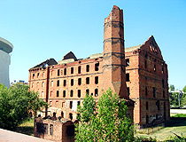 Gerhardt Mill damaged during the Battle of Stalingrad