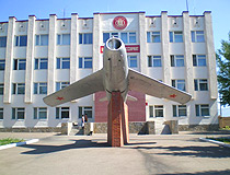 MiG-15 at the enlistment office in Sterlitamak