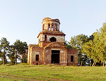 Abandoned church in the Sverdlovsk region
