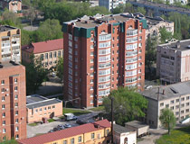 Apartment buildings in Syzran