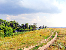 Field road in the Tambov region