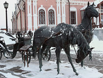 Chaise monument in Tobolsk