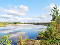 Small lake in Tomsk Oblast