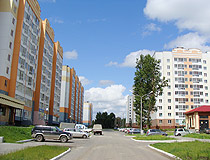 In the residential area of Tomsk