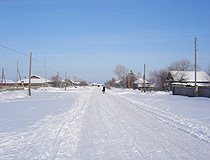Winter in the Tyumen region