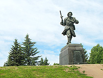 Alexander Matrosov monument in Velikiye Luki