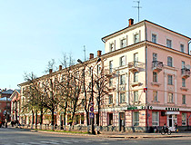 Intersection in Velikiye Luki