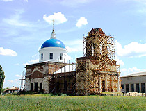 Restoration of the church in Volgograd Oblast