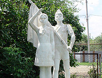 Monument of the Soviet past in Volgograd Oblast