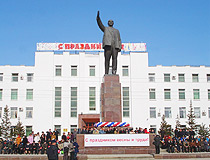 Monument to Lenin in Yakutsk