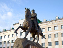The monument to Ivan Nogotkov-Obolensky in Yoshkar-Ola