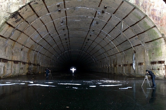 Russian submarines abandoned base