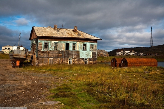 Murmansk oblast Dalniye Zelentsy settlement