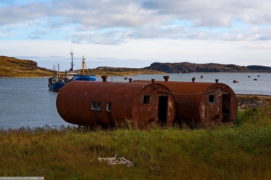 Murmansk oblast Dalniye Zelentsy settlement