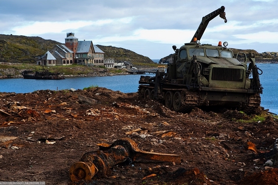 Murmansk oblast Dalniye Zelentsy settlement