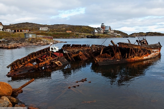 Murmansk oblast Dalniye Zelentsy settlement