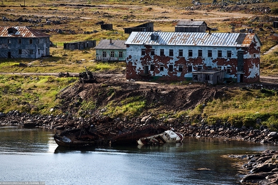 Murmansk oblast Dalniye Zelentsy settlement