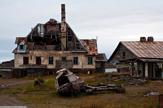 Murmansk oblast Dalniye Zelentsy settlement